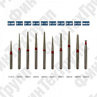 Алмазные боры CD-59F, CF-11F CF-31F, WR-S31F нумерация идентична борам MANI 